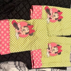 Disney Baby Minnie Mouse Valance. Set of 3.